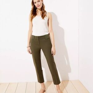 LOFT The Riviera Pants Stretch Capris Size 10P